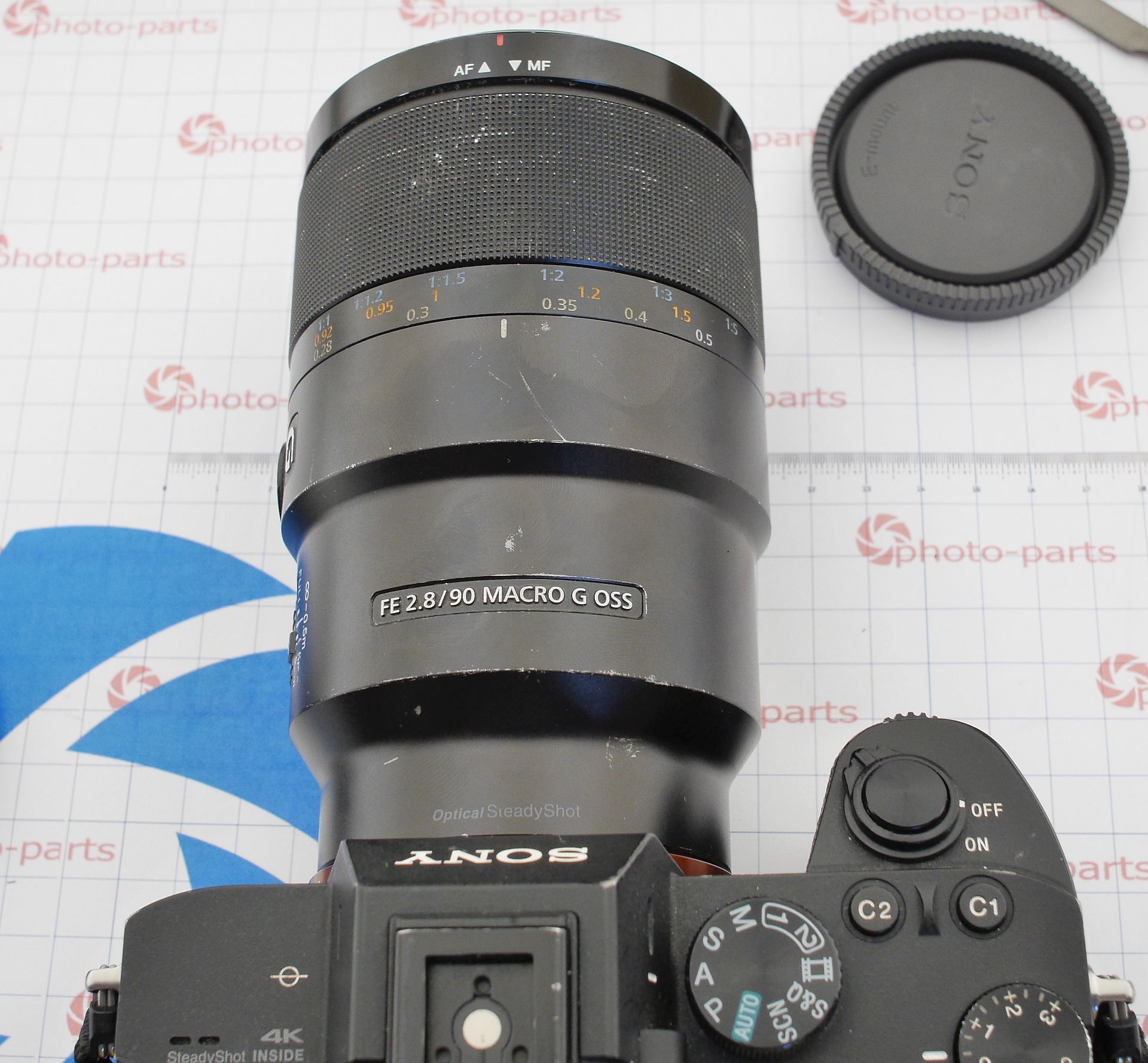 Замена мотора фокусировки на Sony FE 90mm F2.8 G OSS